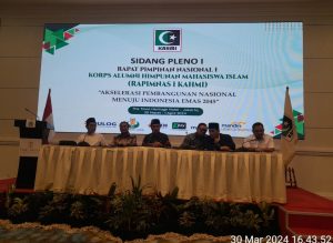 5 Presidium Majelis Nasional KAHMI hadir dari 9 Presidium 1 Dewan Penasehat Hadir